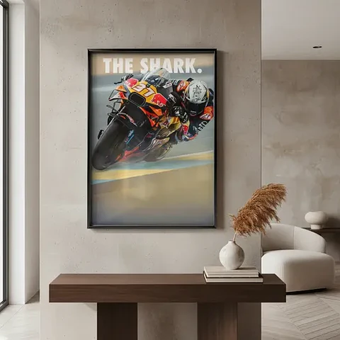 3 Cuadros De Pedro Acosta Moto Gp  + Marco