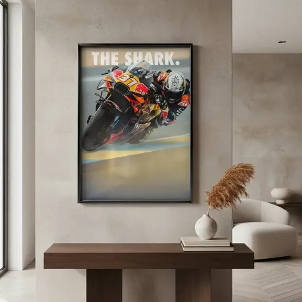 3 Cuadros De Pedro Acosta Moto Gp  + Marco 1