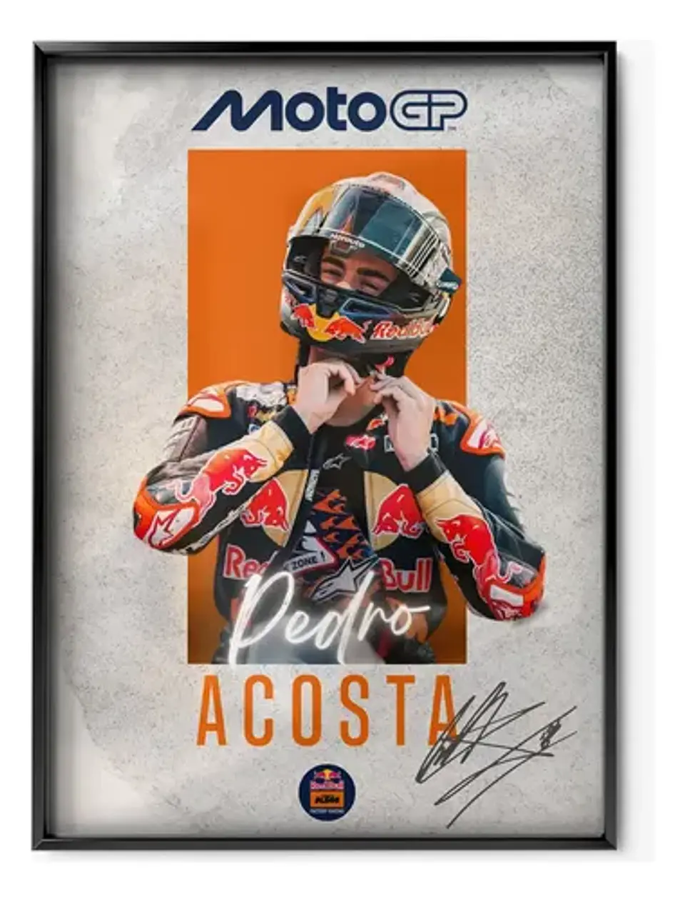 3 Cuadros De Pedro Acosta Moto Gp  + Marco 4