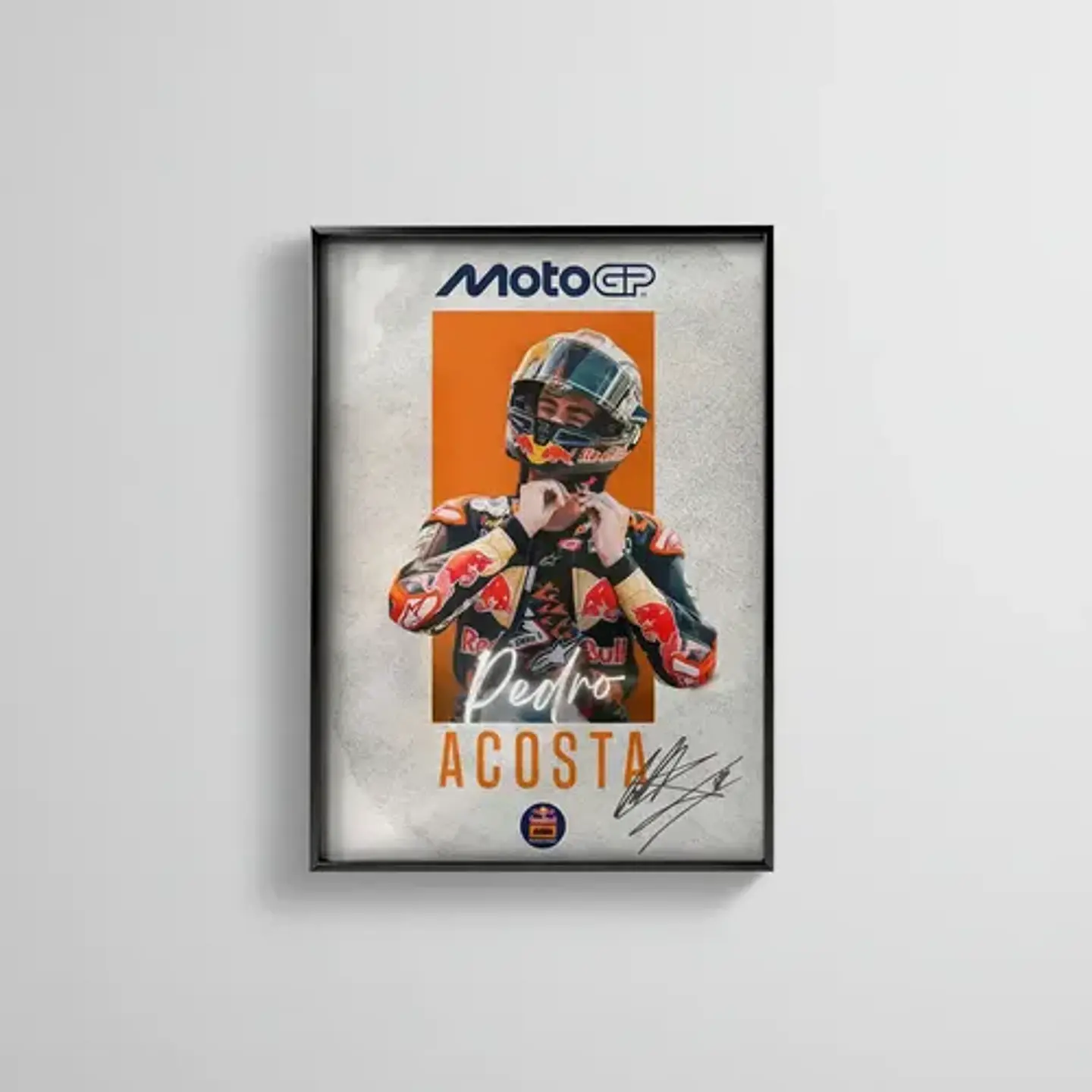 3 Cuadros De Pedro Acosta Moto Gp  + Marco 5