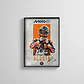 3 Cuadros De Pedro Acosta Moto Gp  + Marco - Miniatura 5