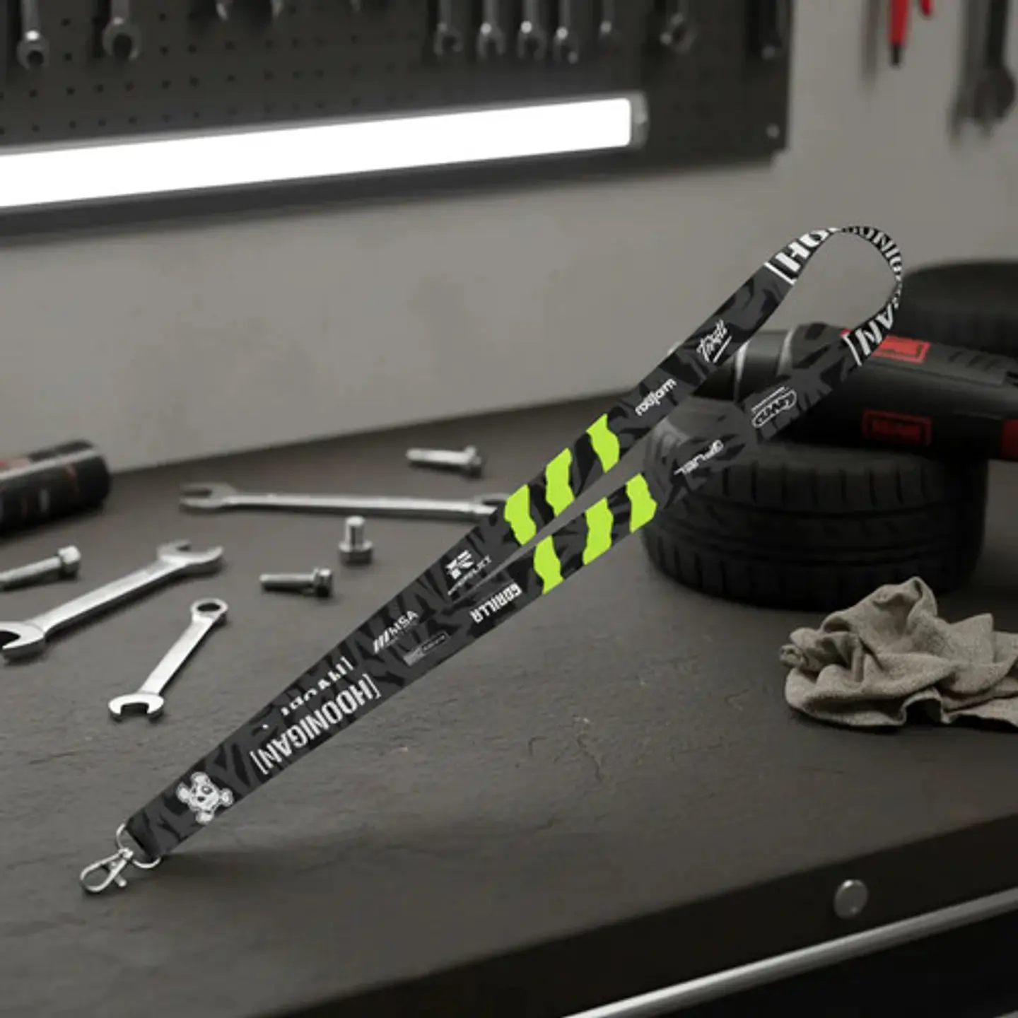 Lanyard Collar Monster Energy Hoonigan Llaves Motocross F1 3