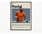 10 Cuadros De Tenista Rafael Nadal Tenis + Marco Negro - Miniatura 7