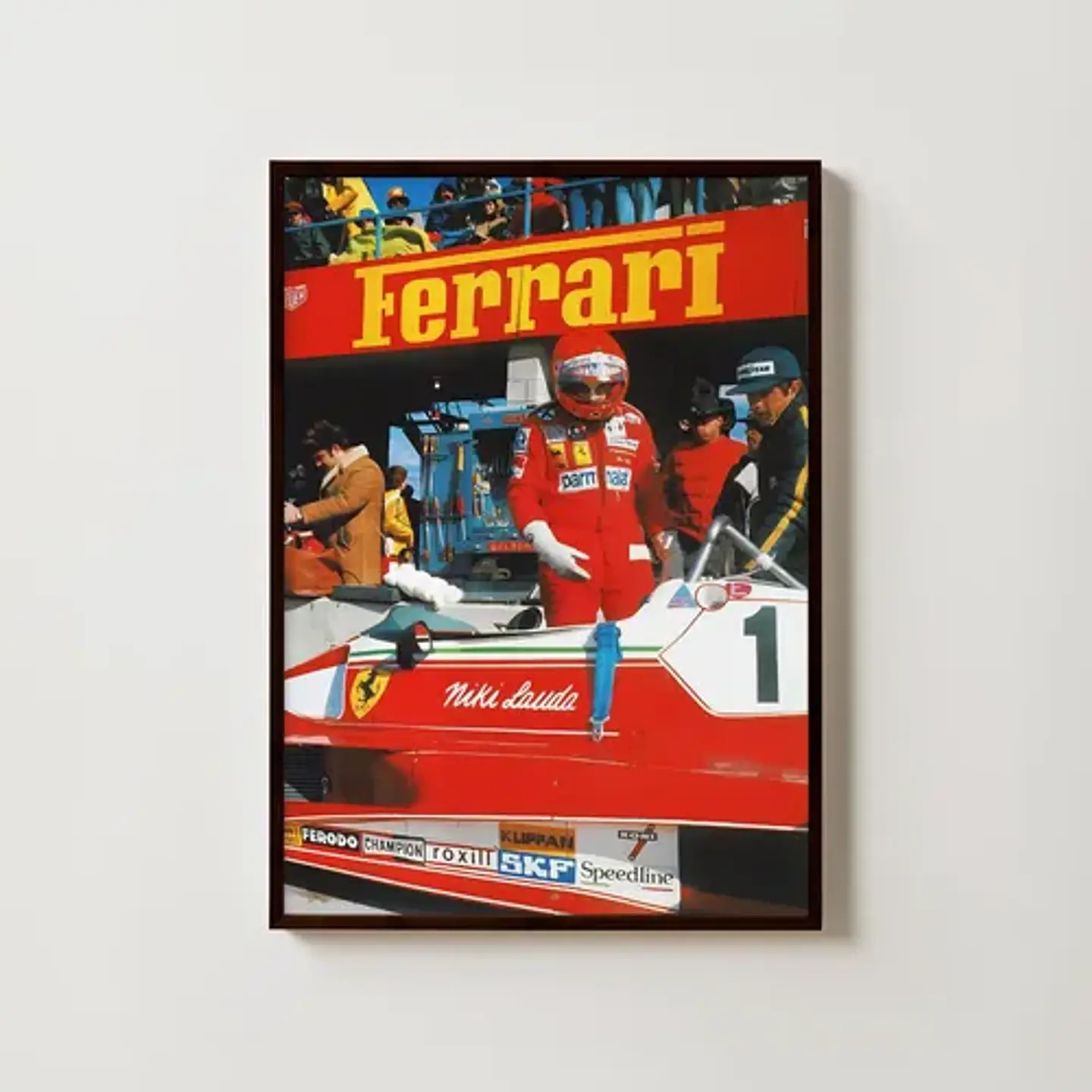 Cuadros Niki Lauda Scuderia Ferrari Formula 1 Vintage De F1 4