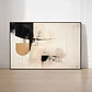20 Cuadros Abstracto Minimalista Ii Decoración + Marco Negro - Miniatura 1