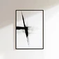 20 Cuadros Abstracto Minimalista Ii Decoración + Marco Negro - Miniatura 2