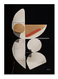 20 Cuadros Abstracto Minimalista Ii Decoración + Marco Negro - Miniatura 3