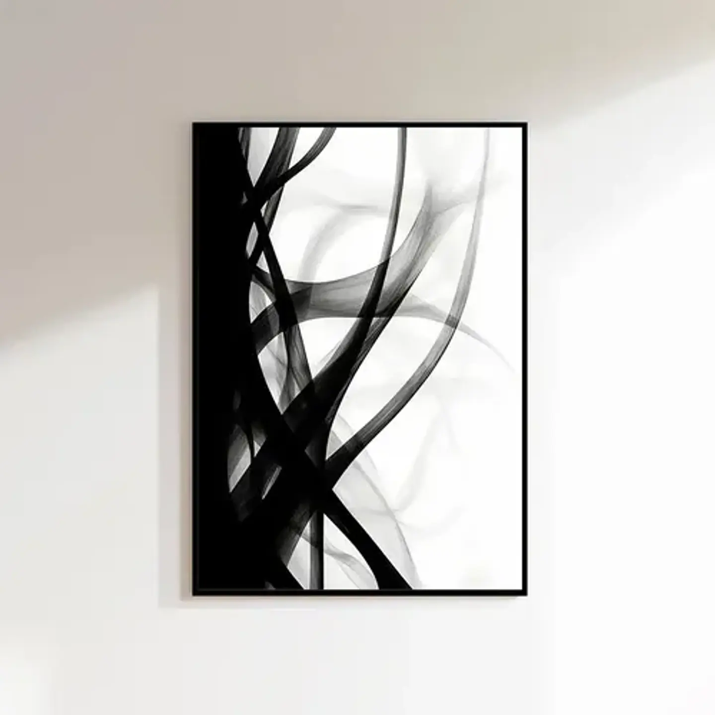 20 Cuadros Abstracto Minimalista Ii Decoración + Marco Negro 8