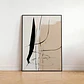 20 Cuadros Abstracto Minimalista Ii Decoración + Marco Negro - Miniatura 18