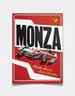Cuadro Decoración Especial Ferrari F1 Sf-25 Monza + Marco - Miniatura 1