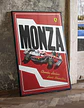 Cuadro Decoración Especial Ferrari F1 Sf-25 Monza + Marco - Miniatura 2