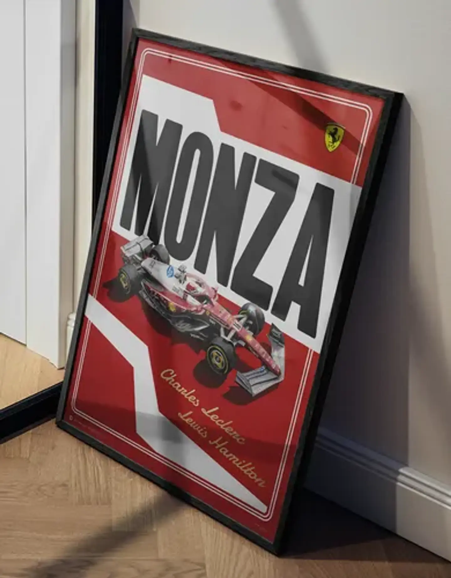 Cuadro Decoración Especial Ferrari F1 Sf-25 Monza + Marco 3