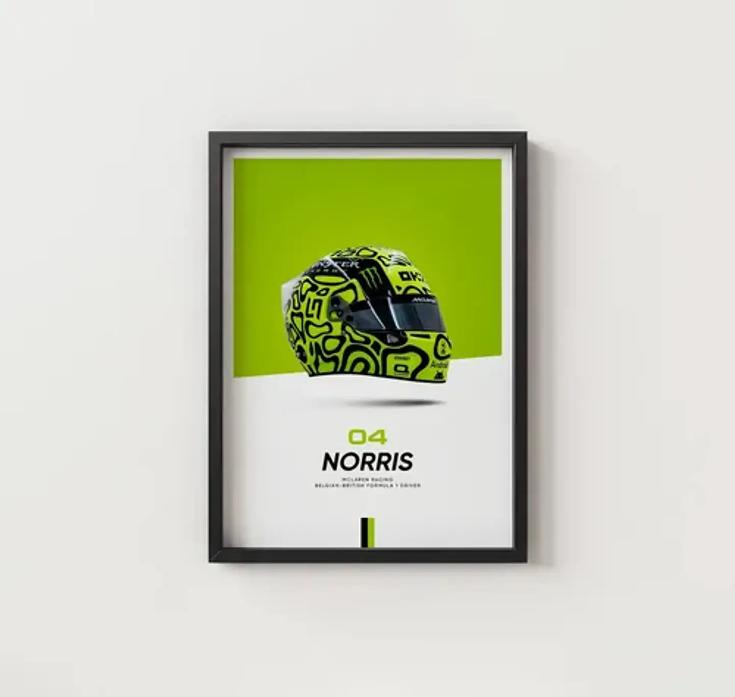 Casco De Lando Norris  Edición Especial + Marco 2
