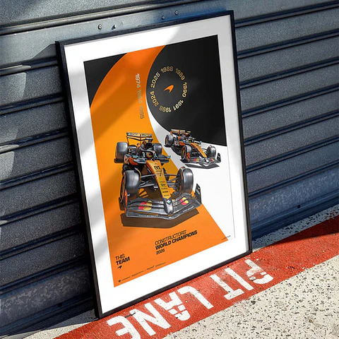 Cuadro Campeones Del Mundo De Constructores F1  Mclaren