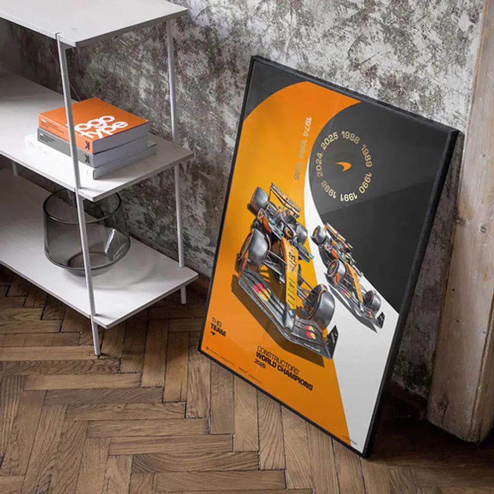 Cuadro Campeones Del Mundo De Constructores F1  Mclaren 5