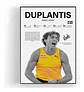 Cuadro Armand Duplantis Atleta Atletismo + Marco - Miniatura 2