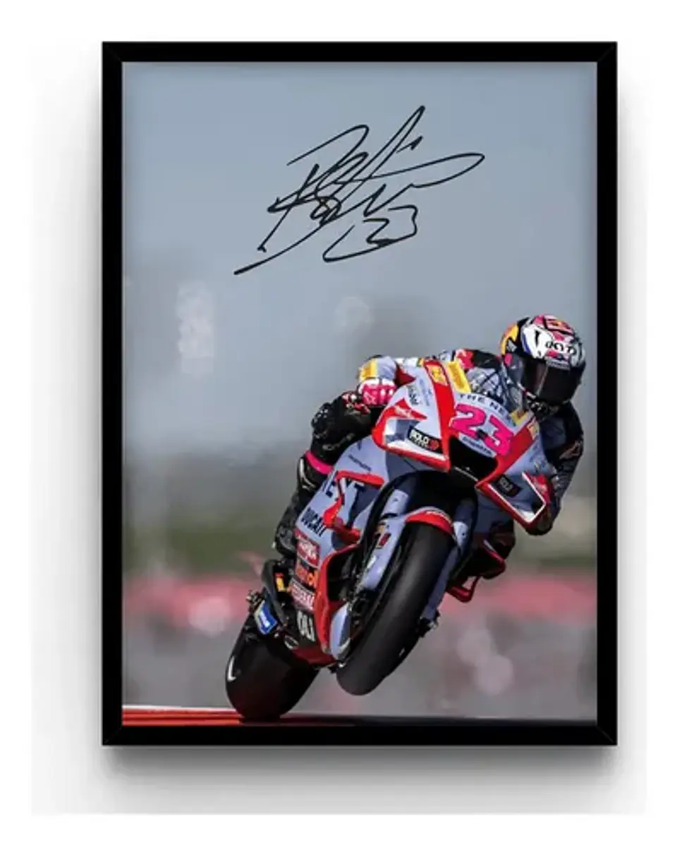 5 Cuadros De Enea Bastianini Moto Gp  + Marco 2