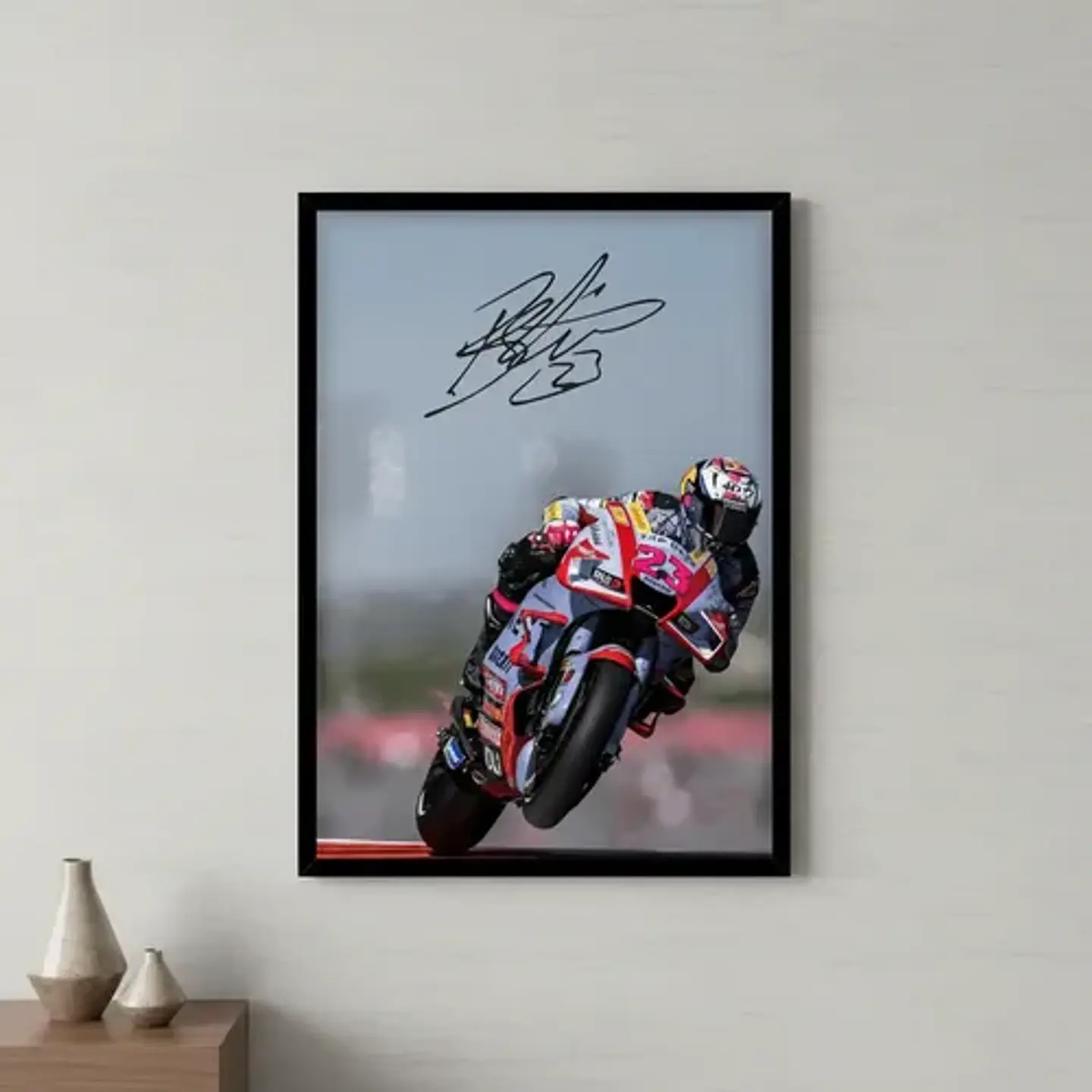 5 Cuadros De Enea Bastianini Moto Gp  + Marco 4