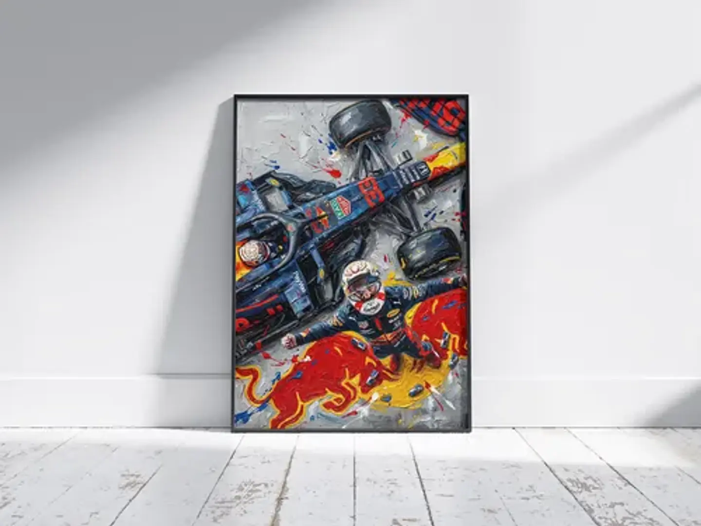 Cuadro De Max Verstappen Ii - Red Bull F1 2026 + Marco 1