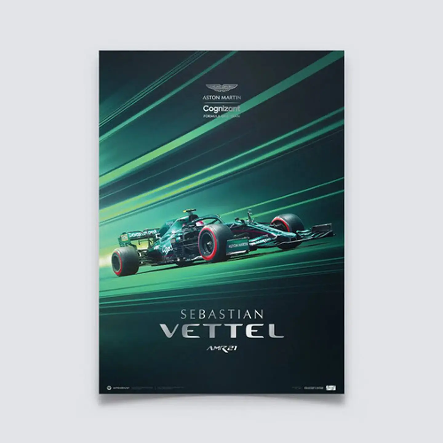 Cuadro Sebastian Vettel | Aston Martin Cognizant F1 1