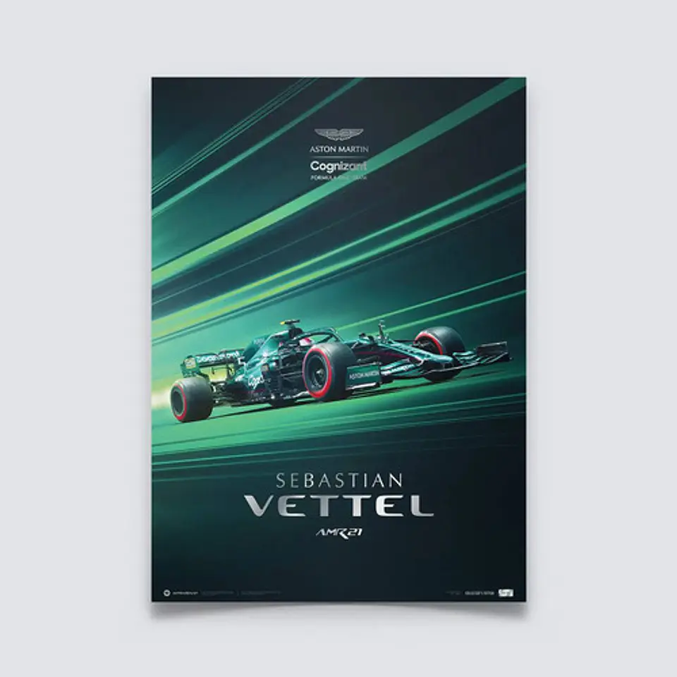 Cuadro Sebastian Vettel | Aston Martin Cognizant F1 1