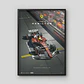 Cuadro Auto F1 Lewis Hamilton | Ferrari Sf-25 + Marco - Miniatura 1