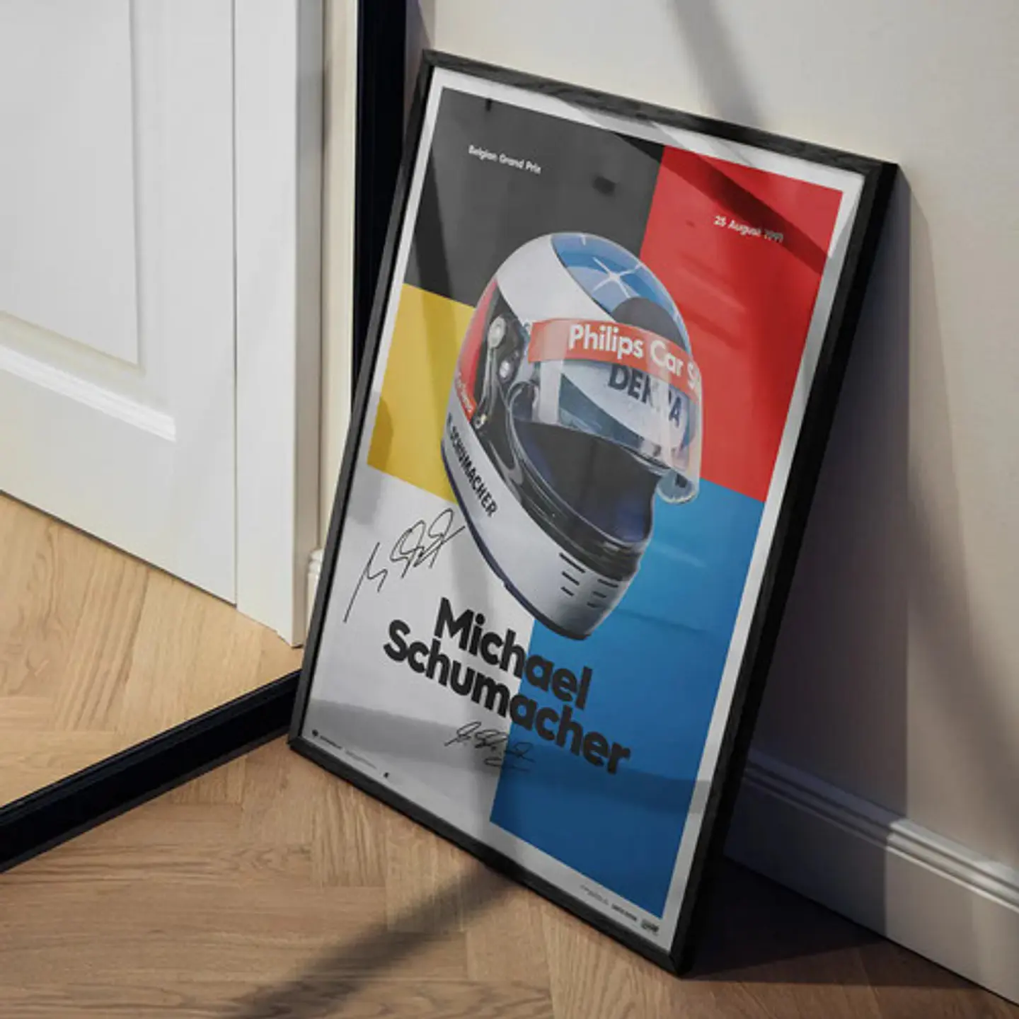 Cuadro Michael Schumacher | 1991 Helmet Casco 3