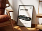 Cuadro Toyota Supra Turbo + Marco - Miniatura 2