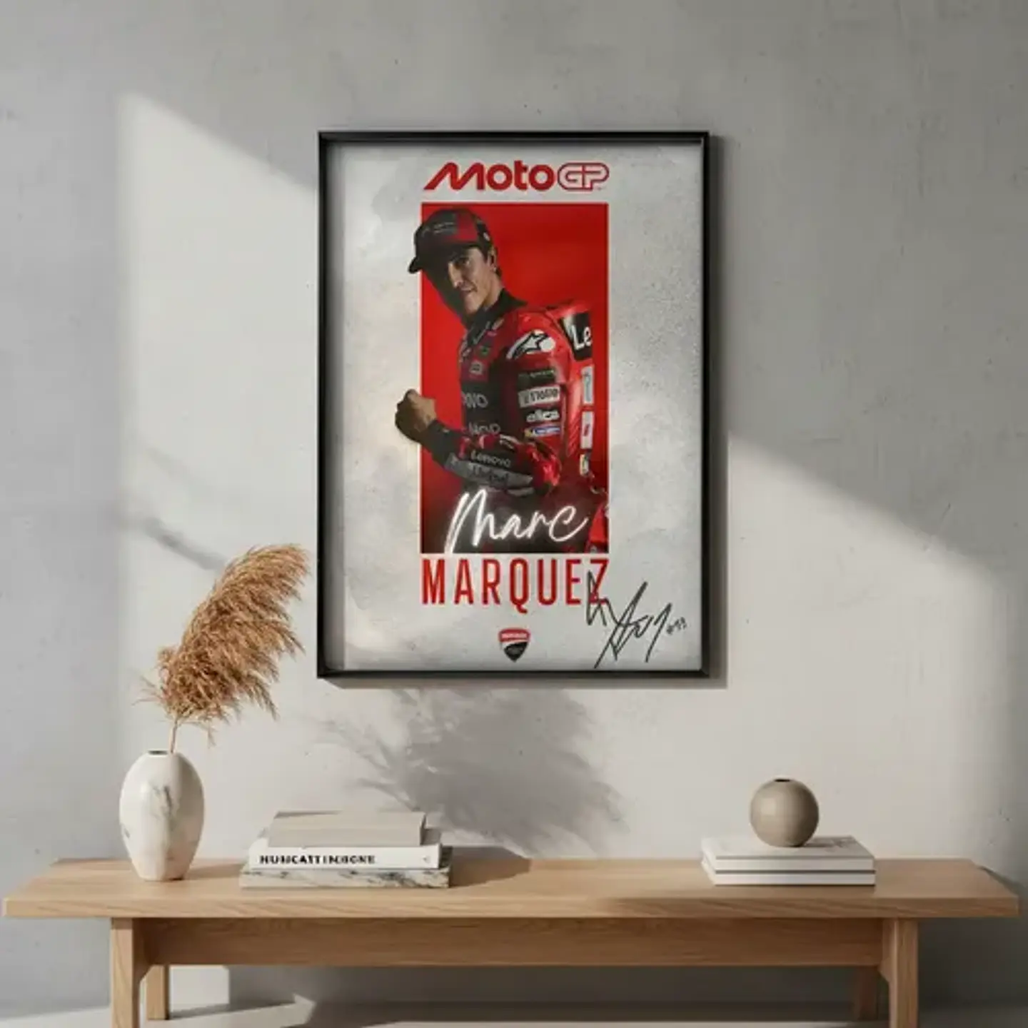 6 Cuadros Del Campeón Marc Márquez Moto Gp 93  + Marco 3