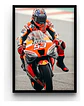 6 Cuadros Del Campeón Marc Márquez Moto Gp 93  + Marco - Miniatura 6