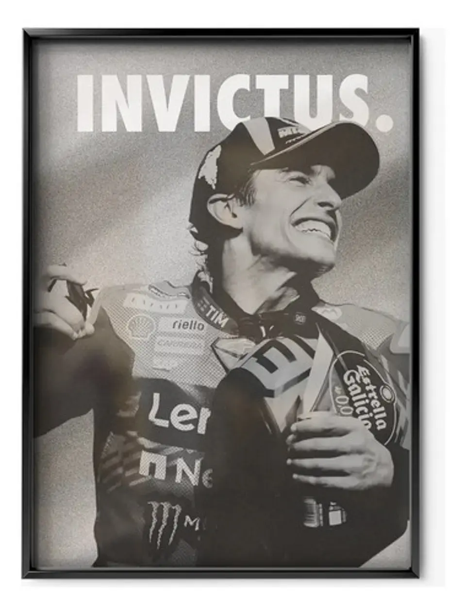 6 Cuadros Del Campeón Marc Márquez Moto Gp 93  + Marco 7