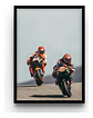 6 Cuadros Del Campeón Marc Márquez Moto Gp 93  + Marco - Miniatura 8