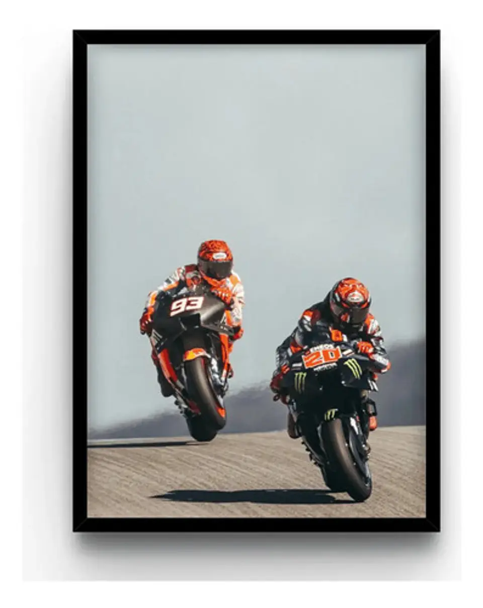 6 Cuadros Del Campeón Marc Márquez Moto Gp 93  + Marco 8