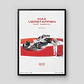 Cuadro Auto F1 Max Verstappen | Red Bull Gp Japon Formula 1 - Miniatura 1