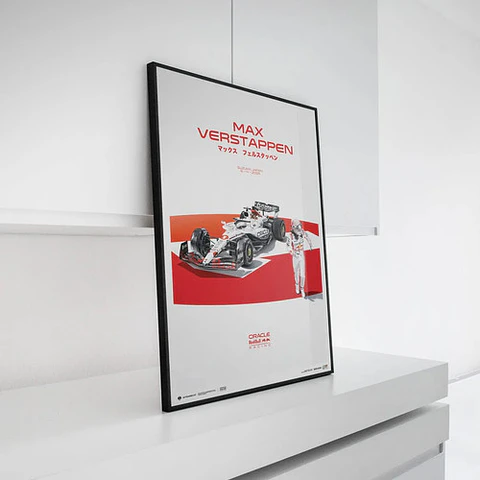 Cuadro Auto F1 Max Verstappen | Red Bull Gp Japon Formula 1