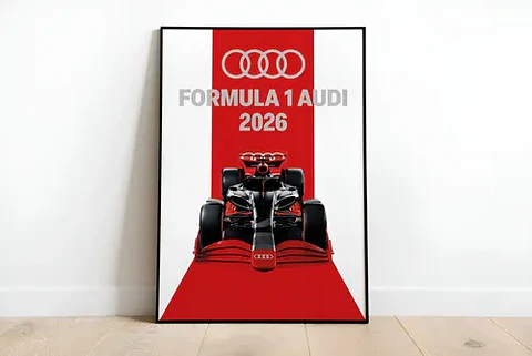 Cuadro Audi Fórmula 1 2026 F1 + Marco