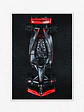 Cuadro Audi Fórmula 1 Negro 2026 F1 + Marco - Miniatura 2