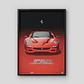 Cuadro Auto Ferrari F50 Rosso Corsa  30th Anniversary F1 - Miniatura 1