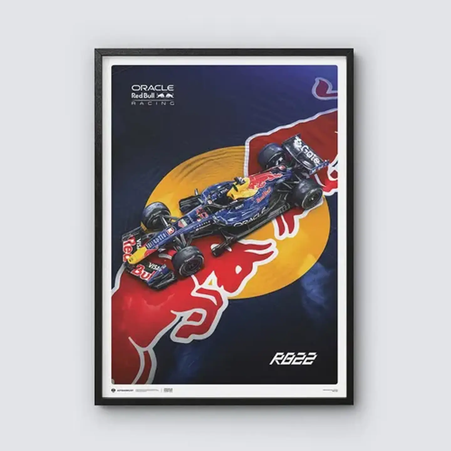 Cuadro Auto F1 Oracle Red Bull Racing | Rb22 2026 + Marco 1