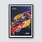 Cuadro Auto F1 Oracle Red Bull Racing | Rb22 2026 + Marco - Miniatura 1