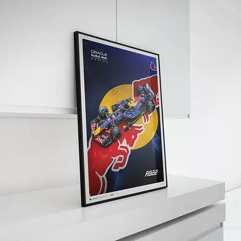 Cuadro Auto F1 Oracle Red Bull Racing | Rb22 2026 + Marco