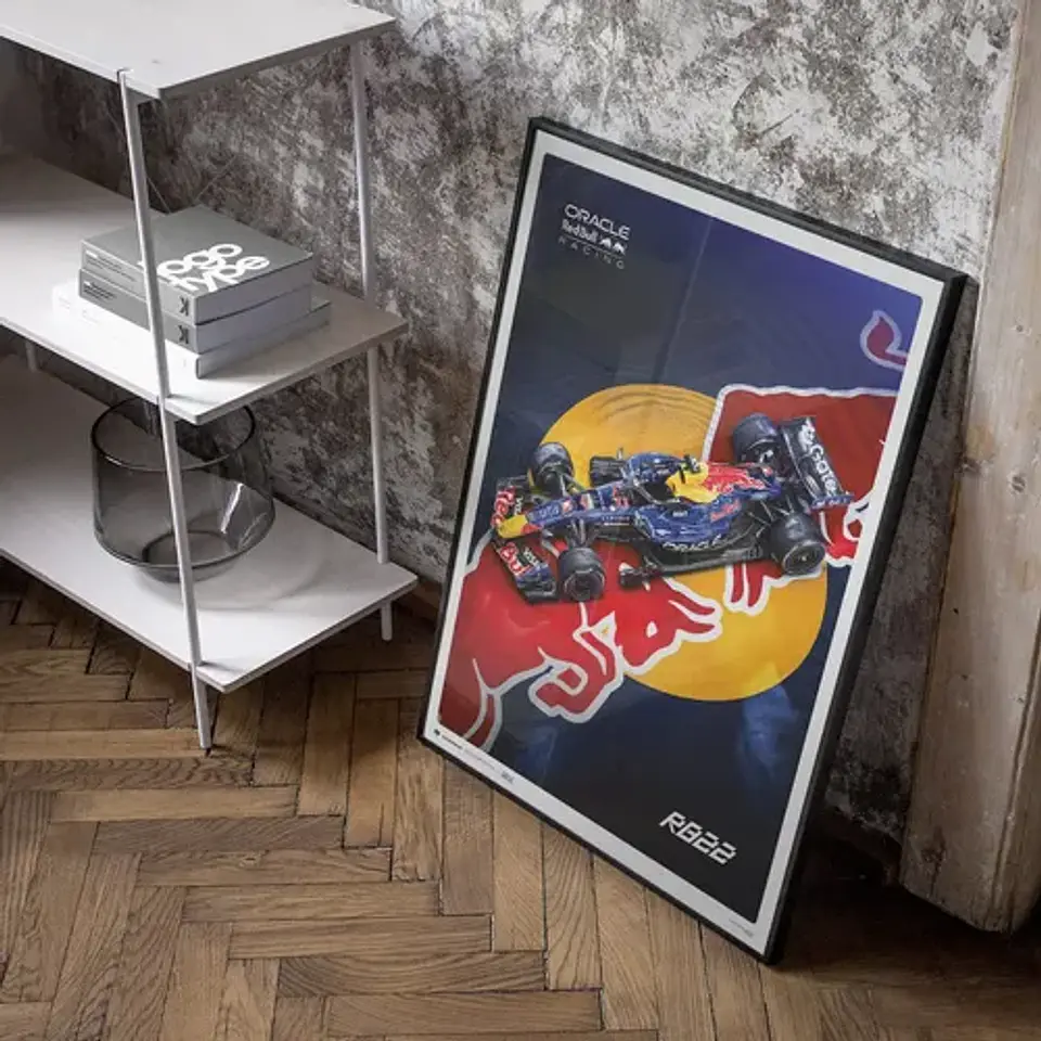 Cuadro Auto F1 Oracle Red Bull Racing | Rb22 2026 + Marco 4