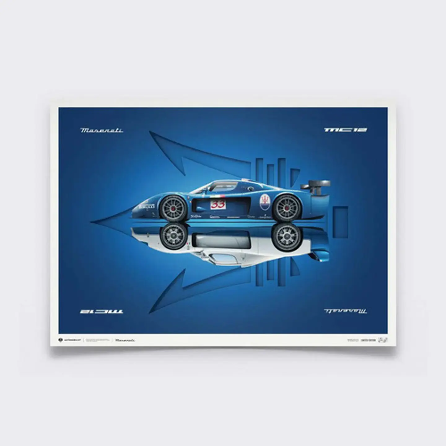 Cuadro Auto Maserati Mc12 | 2004 Gt Zhuhai 500 Km Horizontal 1