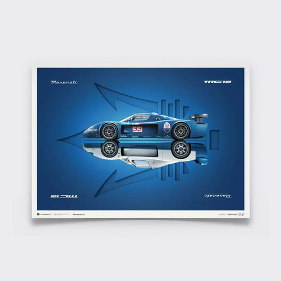 Cuadro Auto Maserati Mc12 | 2004 Gt Zhuhai 500 Km Horizontal 1