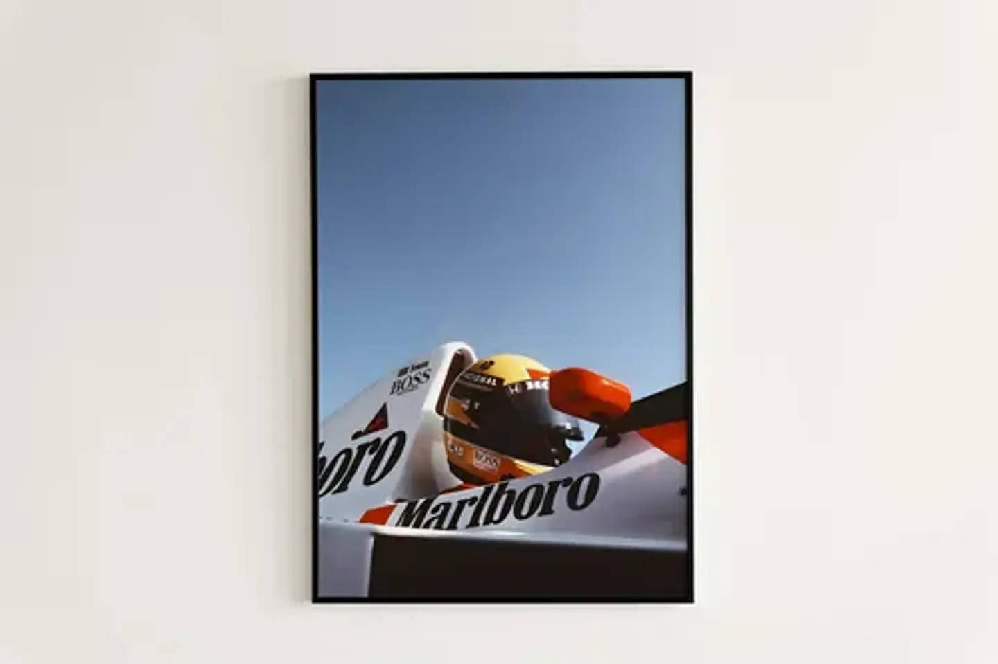 Cuadros De Formula 1 Vintage Ferrari, Mclaren Y Senna 3