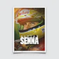 Cuadro Ayrton Senna Piloto Edición Especial F1 + Marco - Miniatura 1