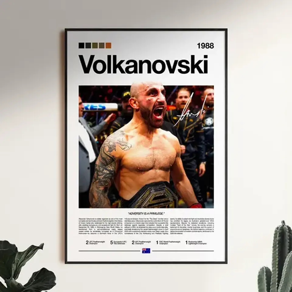 6 Cuadro Alexander The Great Volkanovski Ufc I | Peleador 4