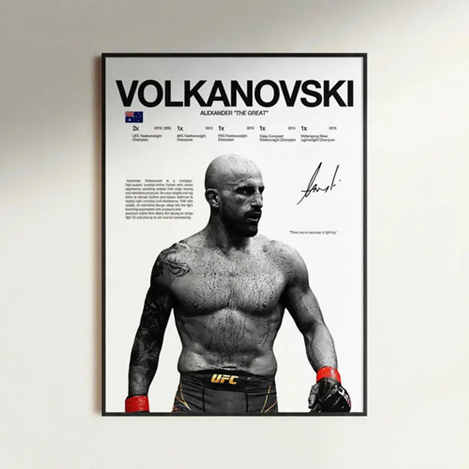 6 Cuadro Alexander The Great Volkanovski Ufc I | Peleador 7