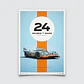 Cuadro Auto Porsche 917 | Gulf | 24h Horas Le Mans + Marco - Miniatura 4