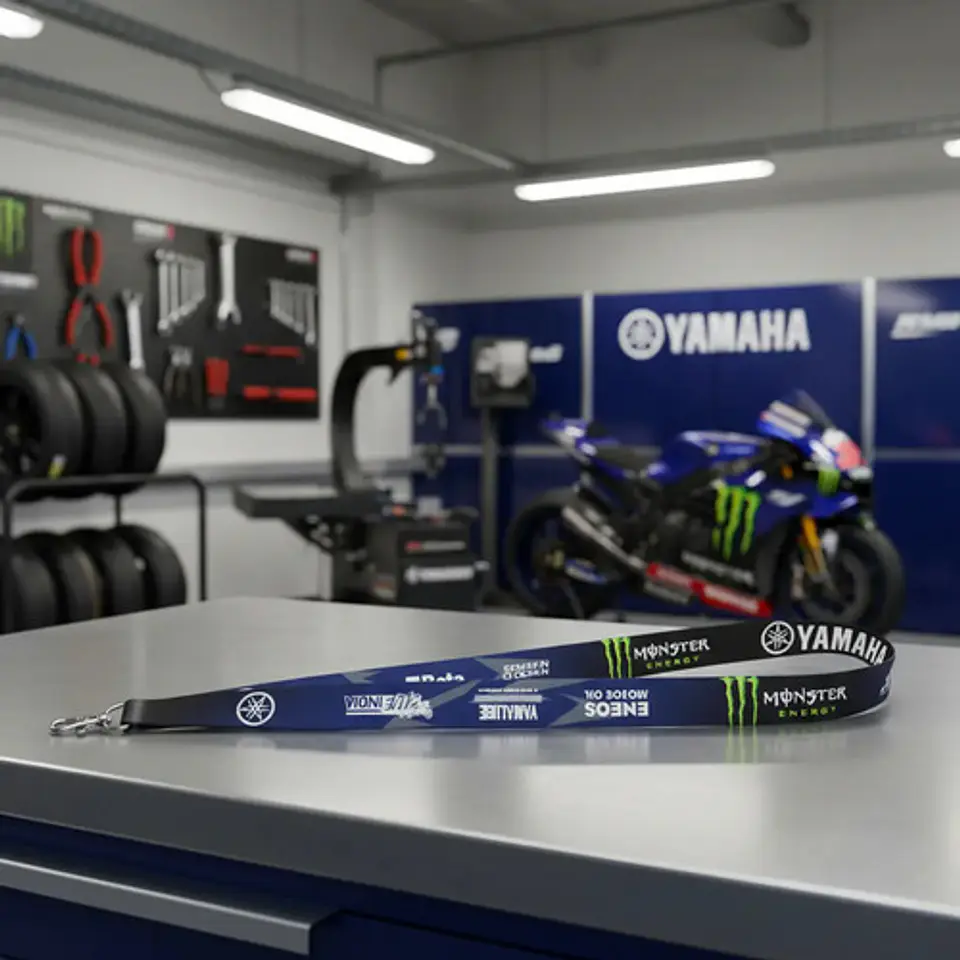 Lanyard Collar Yamaha Monster Energy Moto Gp F1 Llaves 1